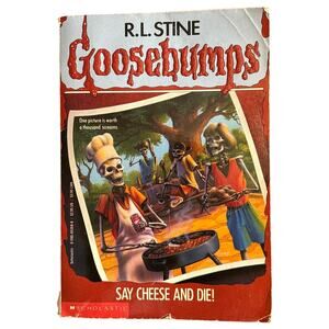 Goosebumps 4 Say Cheese & Die by R.L Stine 1st edition 8th print 90s Kidcore